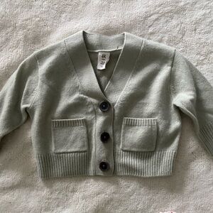 Banana Republic Baby (BR baby)' Sage Button-Up Cardigan. Sz. 3-6 mos. NWOT.